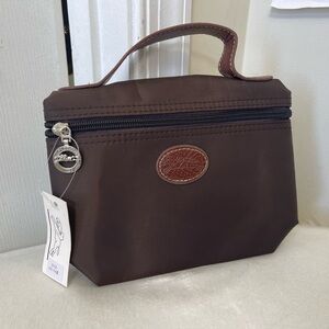Longchamp Brown Cosmetic Bag